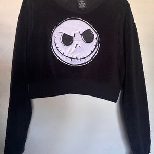 Disney Black and White Nightmare Before Christmas Label